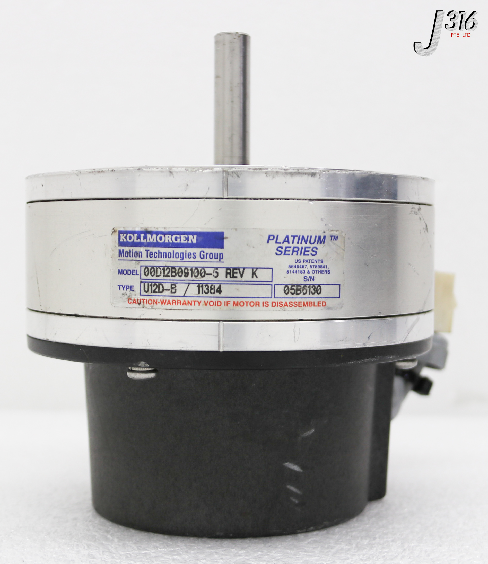 ととと 35797 KOLLMORGEN SERVO DISC DC MTR, PLATINUM SERIES, U12D-B/11384